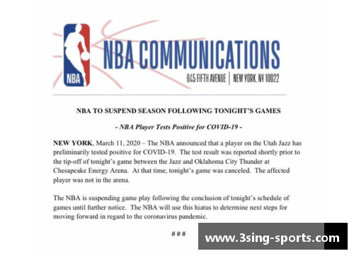 NBA赛季全攻略：精彩赛事、球员统计和最新动态